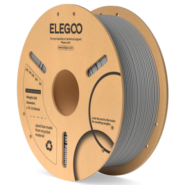 Elegoo PLA Grey 1,75 mm / 1000 g Paper Spool