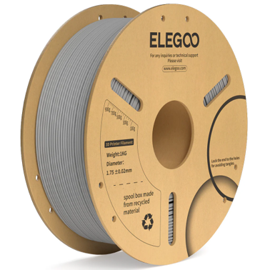 Elegoo PLA+ Grey 1,75 mm / 1000 g Paper Spool