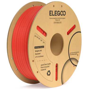 Elegoo PLA+ Red 1,75 mm / 1000 g Paper Spool