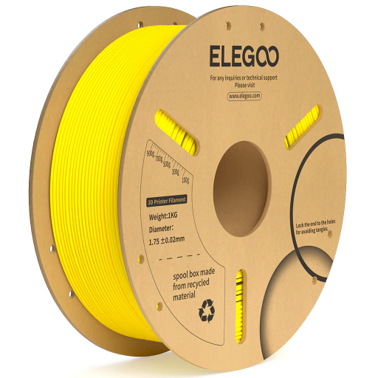 Elegoo PLA+ Yellow 1,75 mm / 1000 g Paper Spool