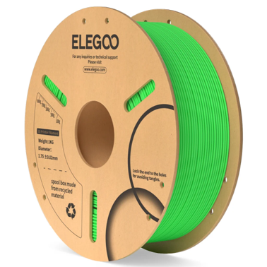 Elegoo PLA Neon Green 1,75 mm / 1000 g Paper Spool