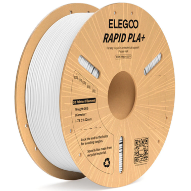 Elegoo Rapid PLA+ White 1,75 mm / 1000 g Paper Spool