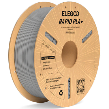 Elegoo Rapid PLA+ Grey 1,75 mm / 1000 g Paper Spool
