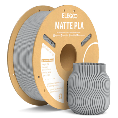 Elegoo PLA Matte Slate Grey 1,75 mm / 1000 g Paper Spool