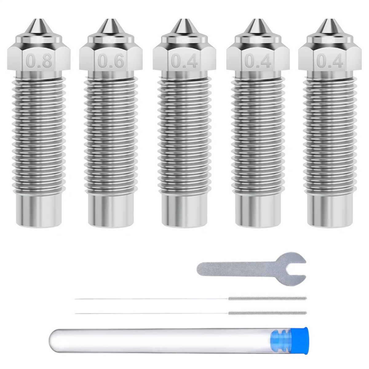 Multi-Size Hardened Steel Nozzle Kit for Neptune 4 Plus/ 4 Max